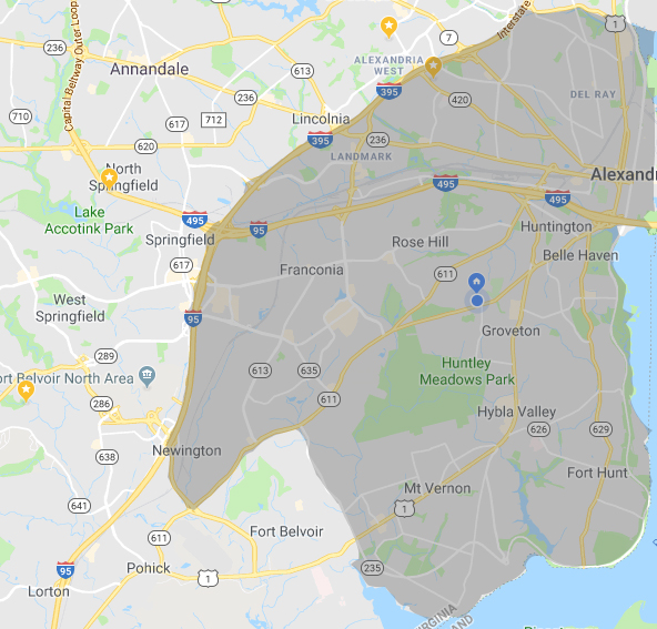 service area map